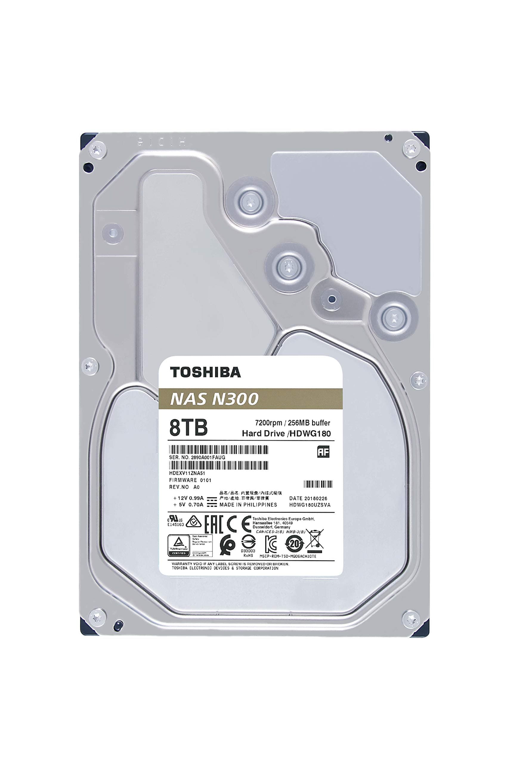 Toshiba N300 8TB NAS Hard Drive