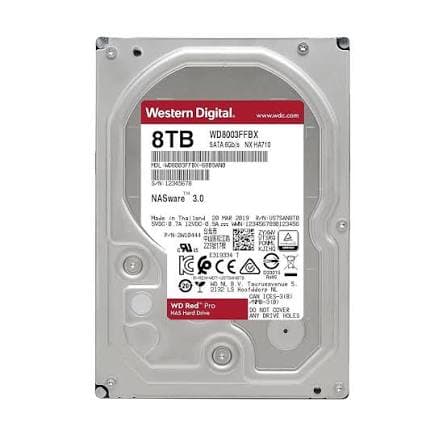 WD Red Pro 8TB NAS Hard Drive